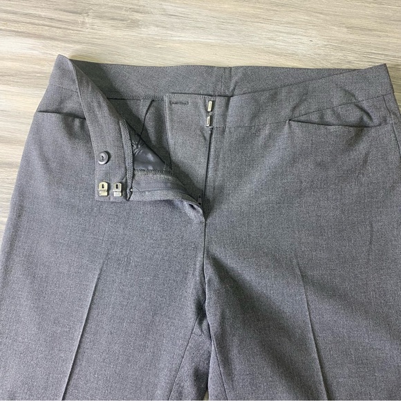 Express Stretch Capri Dress Pants Bottom Cuffed Grey in Color Size 5/6 EUC - Picture 7 of 7